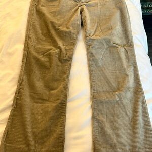 Theory Beige Corduroy Trousers